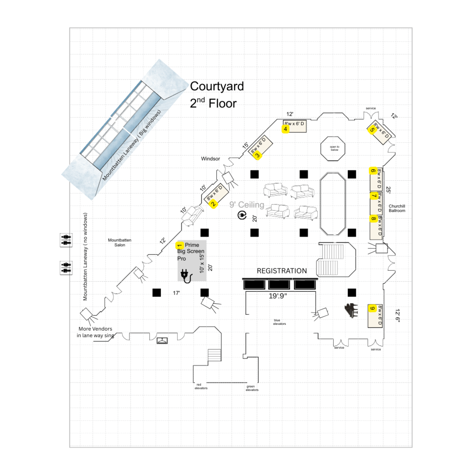 Courtyard 2nd Floor Foyer